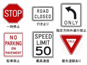 アメリカの道路標識